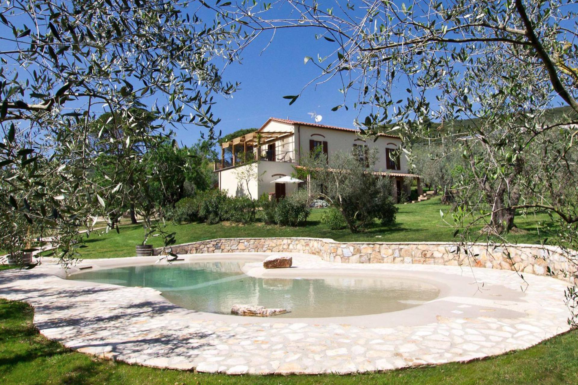 Agriturismo Toskana mit 6 Ferienwohnungen, zwischen Olivenbäumen, strandnah