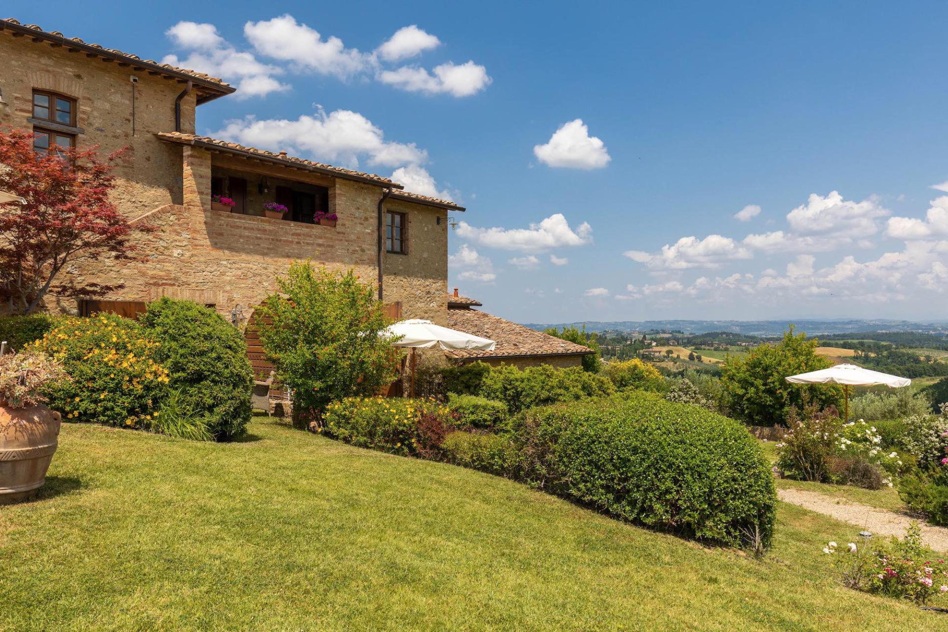 Luxus-Ferienwohnungen auf Weingut Toskana, bei San Gimignano