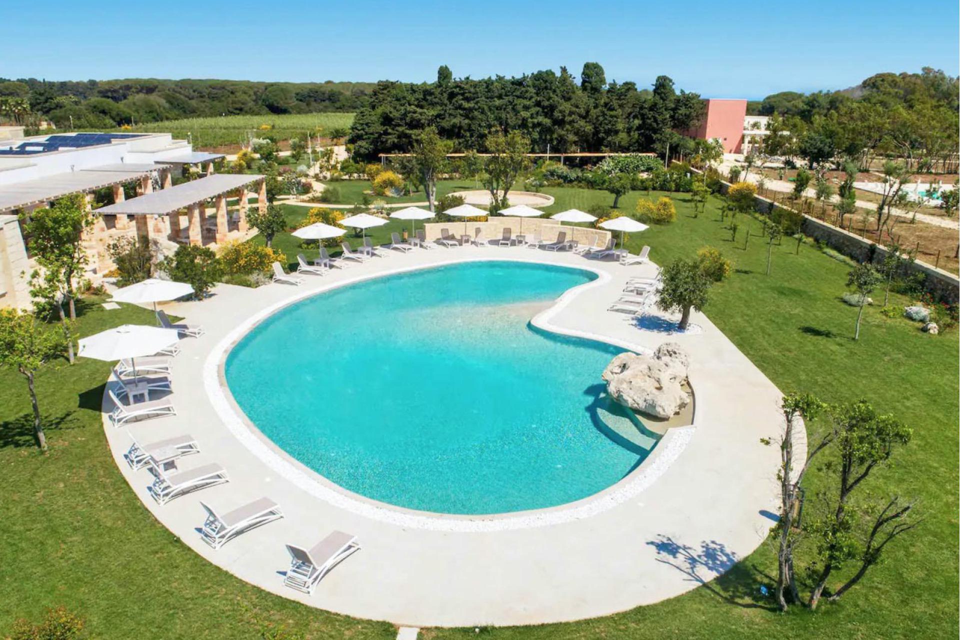 Agriturismo mit schönem großen runden Pool