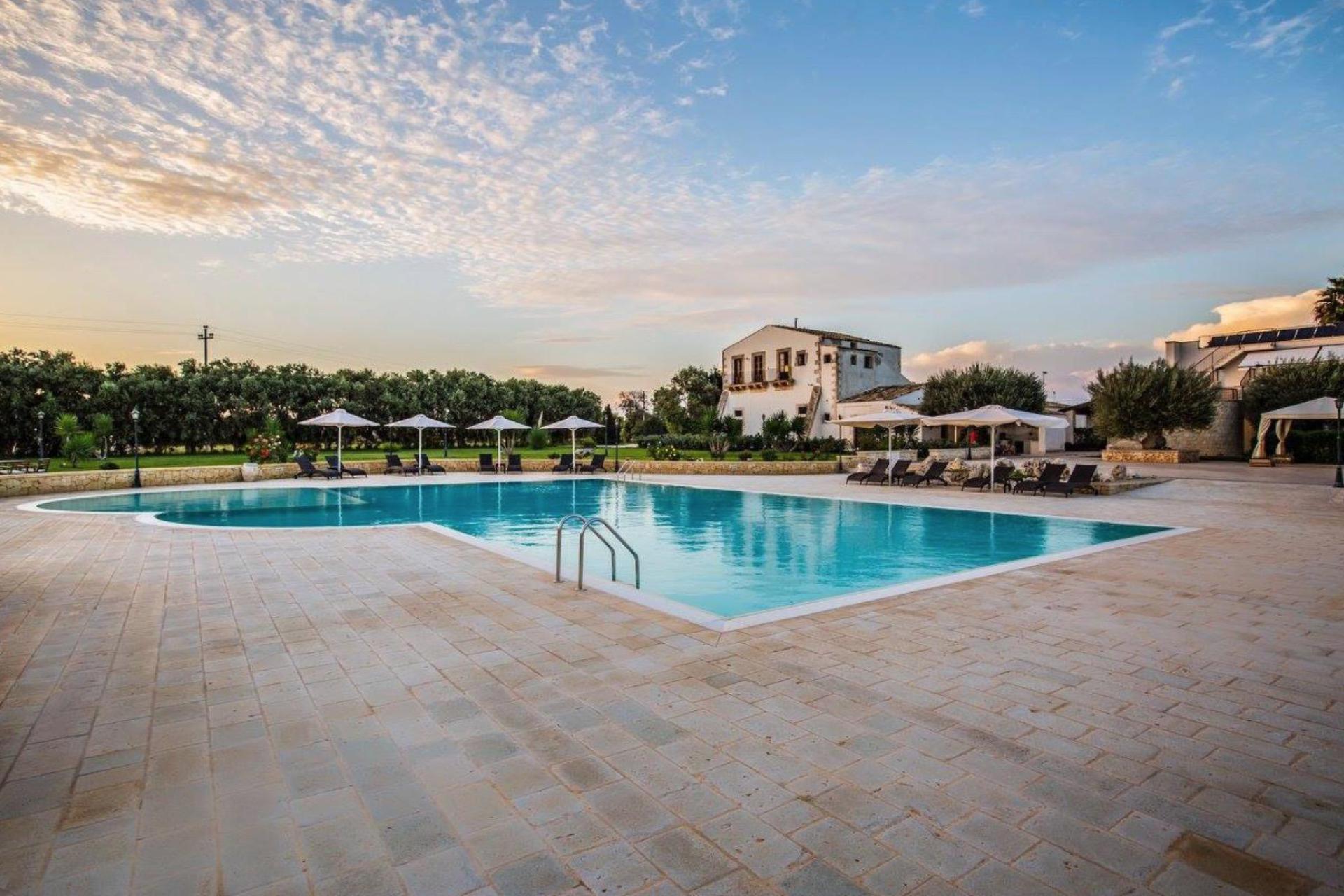 Sizilianisches Agriturismo in der Nähe eines schönen Sandstrandes