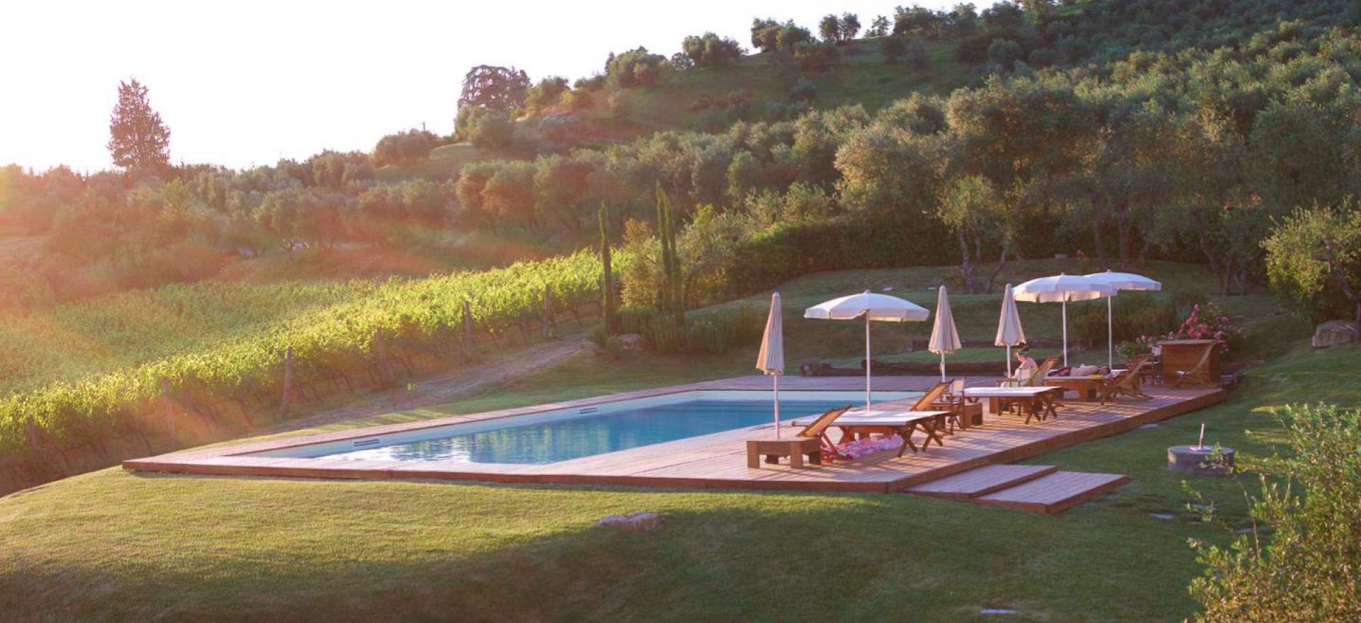Agriturismo Toskana Ferienwohnungen auf außergewöhnlichem Weingut Nähe Florenz